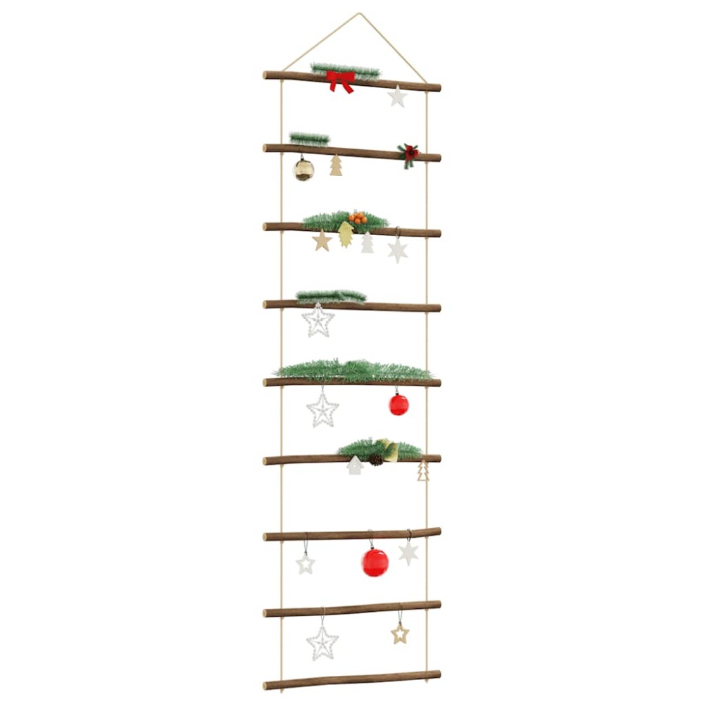 vidaXL Διακόσμηση τοίχου σε σχήμα σκάλας 50x150 cm Φυσικό κλαδί