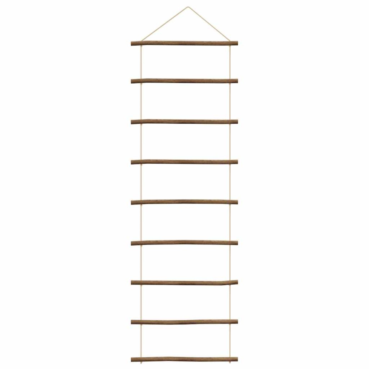 vidaXL Διακόσμηση τοίχου σε σχήμα σκάλας 50x150 cm Φυσικό κλαδί
