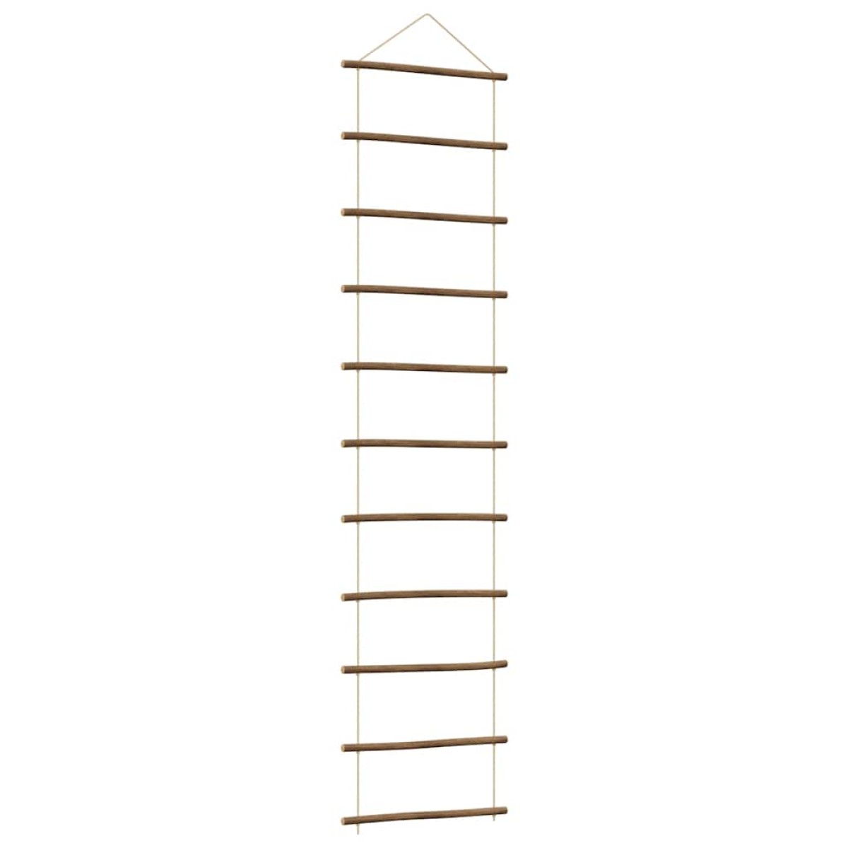 vidaXL Διακόσμηση τοίχου σε σχήμα σκάλας 50x200 cm Φυσικό κλαδί