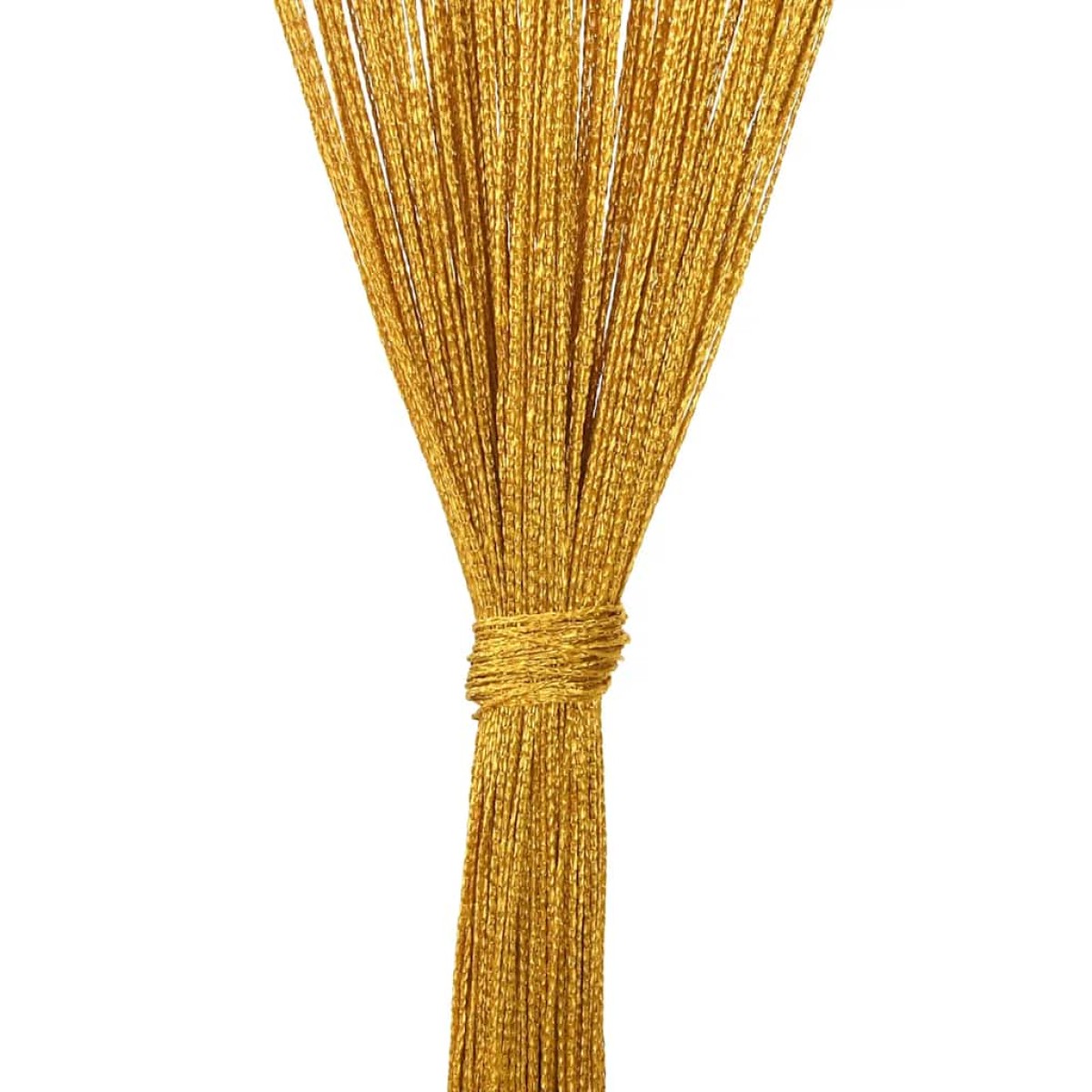 vidaXL Κουρτίνες String 2 τεμάχια Χρυσό 140x250 cm