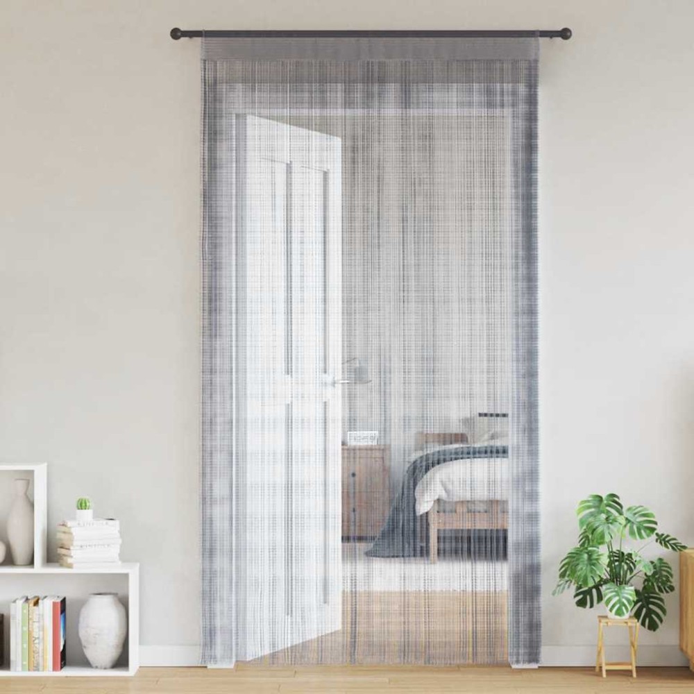 vidaXL Κουρτίνες με Κρόσσια 2 τεμ. Ανοιχτό Γκρι 140 x 250 εκ.