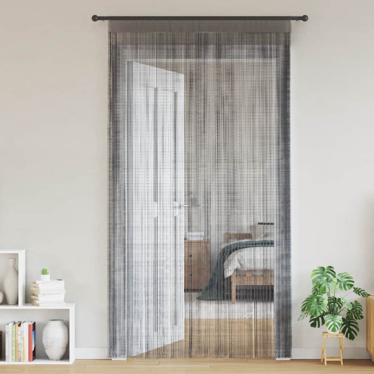 vidaXL Κουρτίνες με Κορδόνι 2 τεμ. Ανθρακί 140x250 εκ.