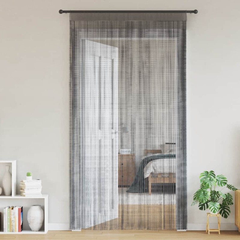 vidaXL Κουρτίνες με Κορδόνι 2 τεμ. Ανθρακί 140x250 εκ.