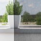 vidaXL Κουρτίνες Voile με ροδέλες 2 τεμάχια Μαύρο 140x140 εκ.