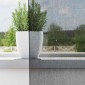 vidaXL Κουρτίνες Voile με ροδέλες 2 τεμάχια Μαύρο 140x245 εκ.