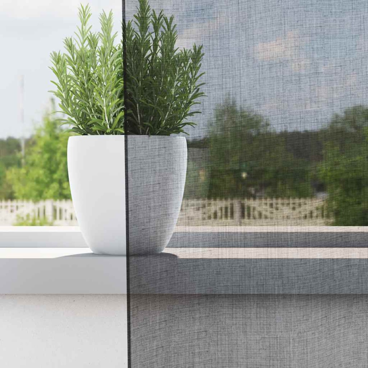vidaXL Κουρτίνες Voile με ροδέλες 2 τεμάχια Μαύρο 140x260 εκ.