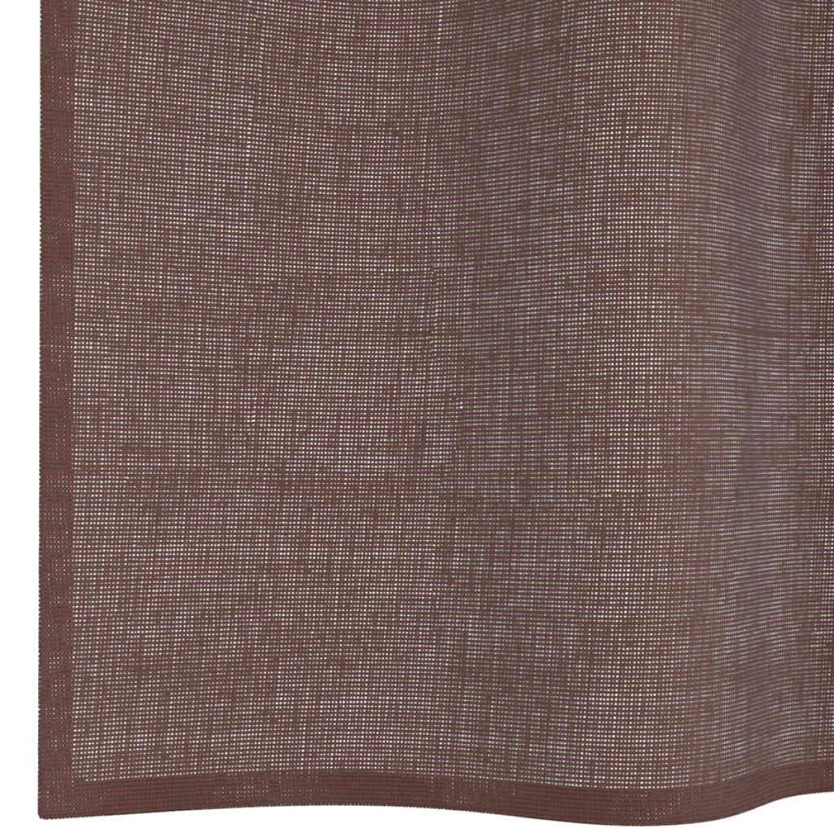 vidaXL Κουρτίνες Voile με ροδέλες 2 τεμάχια Καφέ 140x245 εκ.
