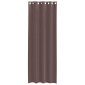 vidaXL Κουρτίνες Voile με ροδέλες 2 τεμάχια Καφέ 140x300 εκ.