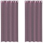 vidaXL Κουρτίνες Voile με ροδέλες 2 τεμάχια Μοβ 140x245 εκ.