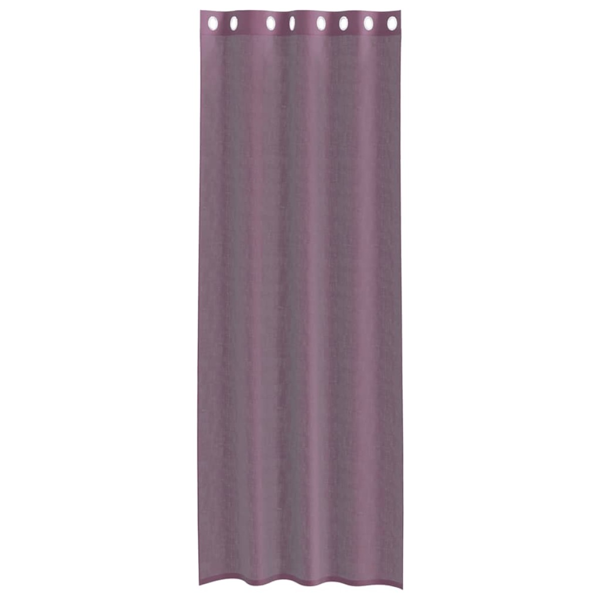 vidaXL Κουρτίνες Voile με ροδέλες 2 τεμάχια Μοβ 140x260 εκ.