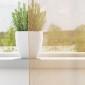 vidaXL Voile κουρτίνες με ροδέλες 2 τεμάχια Χρώμα Άμμου