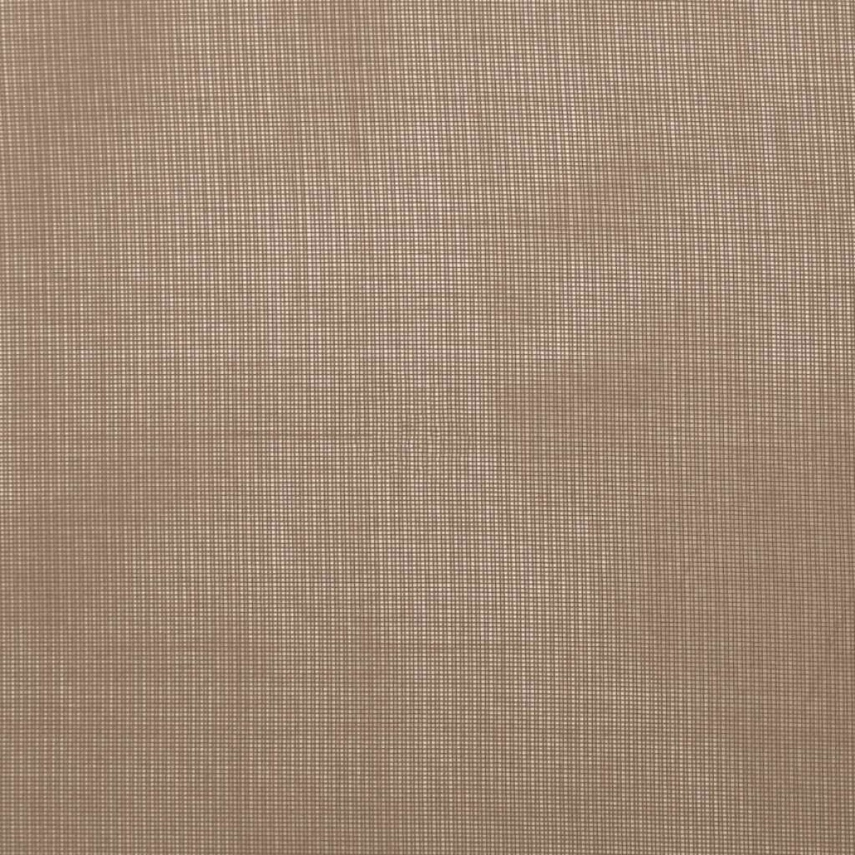 vidaXL Voile κουρτίνες με ροδέλες 2 τεμάχια Ανοιχτό Καφέ