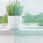vidaXL Voile κουρτίνες με ροδέλες 2 τεμάχια Τιρκουάζ