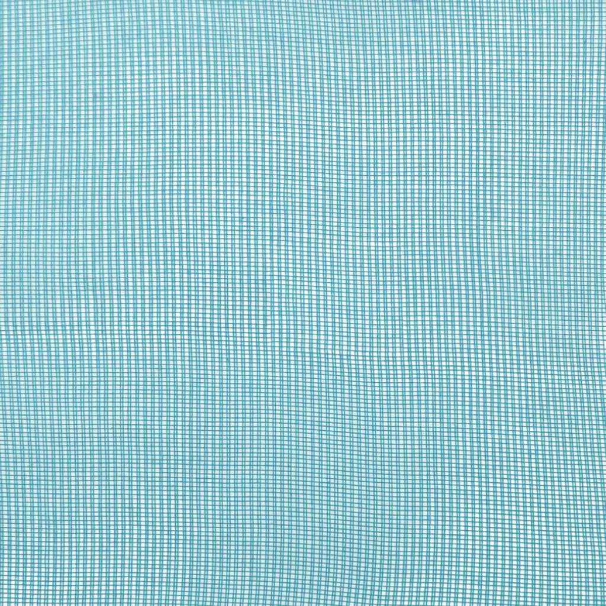 vidaXL Voile κουρτίνες με ροδέλες 2 τεμάχια Τιρκουάζ