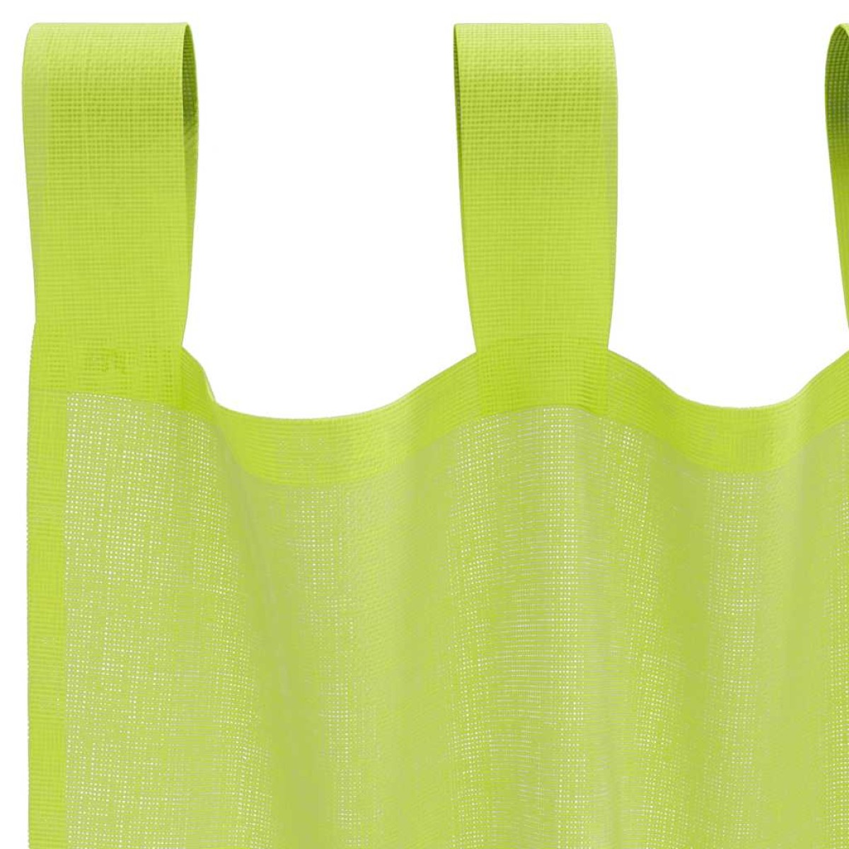 vidaXL Κουρτίνες Voile με Θήκη 2 τεμ., Πράσινο Μήλο