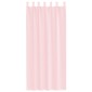 vidaXL Κουρτίνες Voile με Θηλιές 2 τεμ. Ανοιχτό Ροζ 140x225 εκ.