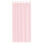 vidaXL Κουρτίνες Voile με Θηλιές 2 τεμ. Ανοιχτό Ροζ 140x245 εκ.