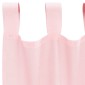 vidaXL Κουρτίνες Voile με Θηλιές 2 τεμ. Ανοιχτό Ροζ 140x260 εκ.