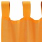 vidaXL Κουρτίνες Voile με Θηλιές 2 τεμ. Πορτοκαλί 140x140 εκ.