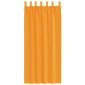 vidaXL Κουρτίνες Voile με Θηλιές 2 τεμ. Πορτοκαλί 140x225 εκ.