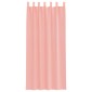 vidaXL Κουρτίνες Voile με Θηλιές 2 τεμ. Ροζ 140x225 εκ.
