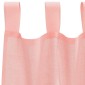 vidaXL Κουρτίνες Voile με Θηλιές 2 τεμ. Ροζ 140x225 εκ.
