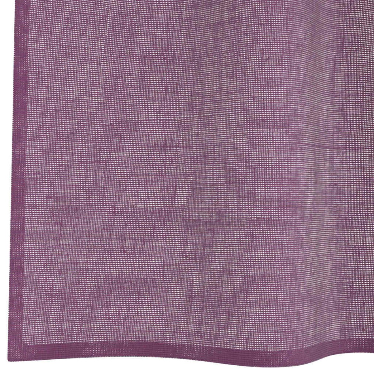 vidaXL Κουρτίνες Voile με Θηλιές 2 τεμ. Μωβ 140x175 εκ.
