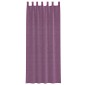 vidaXL Κουρτίνες Voile με Θηλιές 2 τεμ. Μωβ 140x260 εκ.
