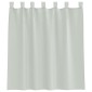 vidaXL Κουρτίνες Voile με Θηλιές 2 τεμ. Ανοιχτό Γκρι 140x140 εκ.