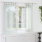 vidaXL Κουρτίνες Voile με Θηλιές 2 τεμ. Ανοιχτό Γκρι 140x140 εκ.