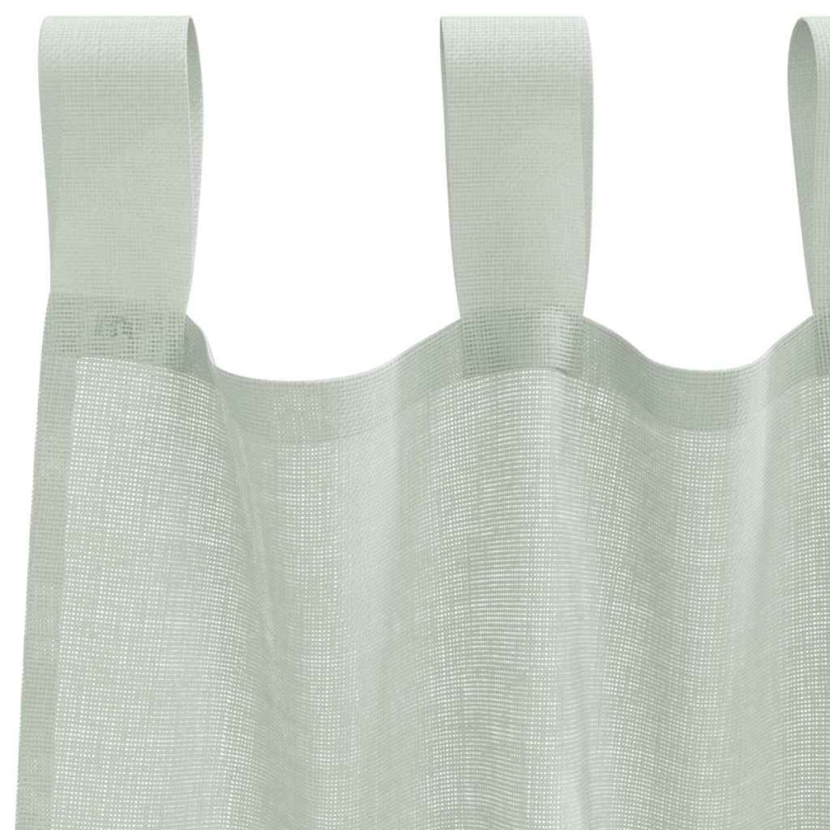 vidaXL Κουρτίνες Voile με Θηλιές 2 τεμ. Ανοιχτό Γκρι 140x175 εκ.