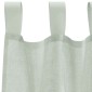 vidaXL Κουρτίνες Voile με Θηλιές 2 τεμ. Ανοιχτό Γκρι 140x175 εκ.