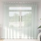 vidaXL Κουρτίνες Voile με Θηλιές 2 τεμ. Ανοιχτό Γκρι 140x245 εκ.