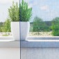 vidaXL Κουρτίνες Voile με Θηλιές 2 τεμ. Μπλε Ρουαγιάλ 140x140 εκ.