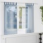 vidaXL Κουρτίνες Voile με Θηλιές 2 τεμ. Μπλε Ρουαγιάλ 140x140 εκ.