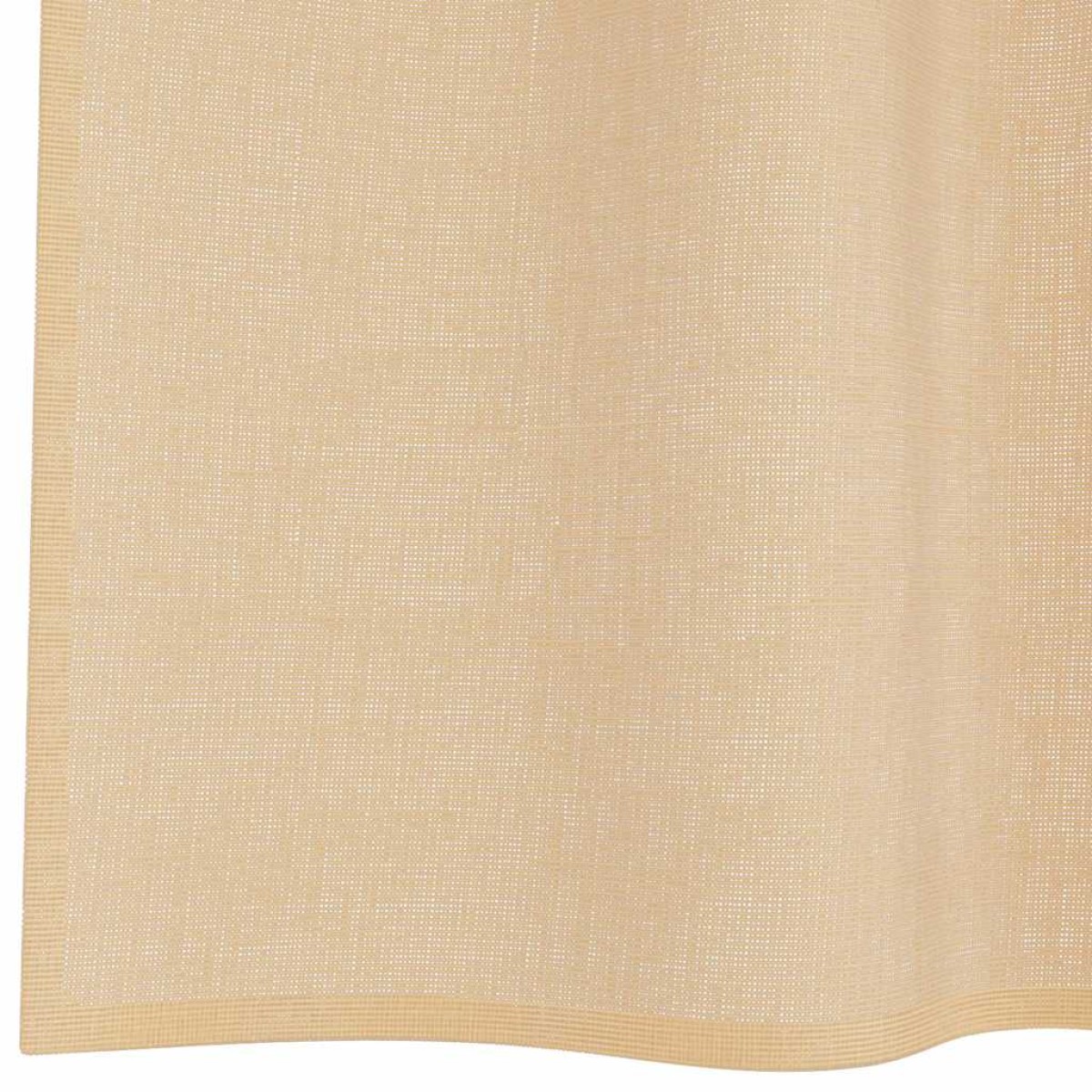 vidaXL Κουρτίνες Voile με βρόχους 2 τεμάχια Άμμος 140x175 cm