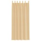vidaXL Κουρτίνες Voile με βρόχους 2 τεμάχια Άμμος 140x245 cm