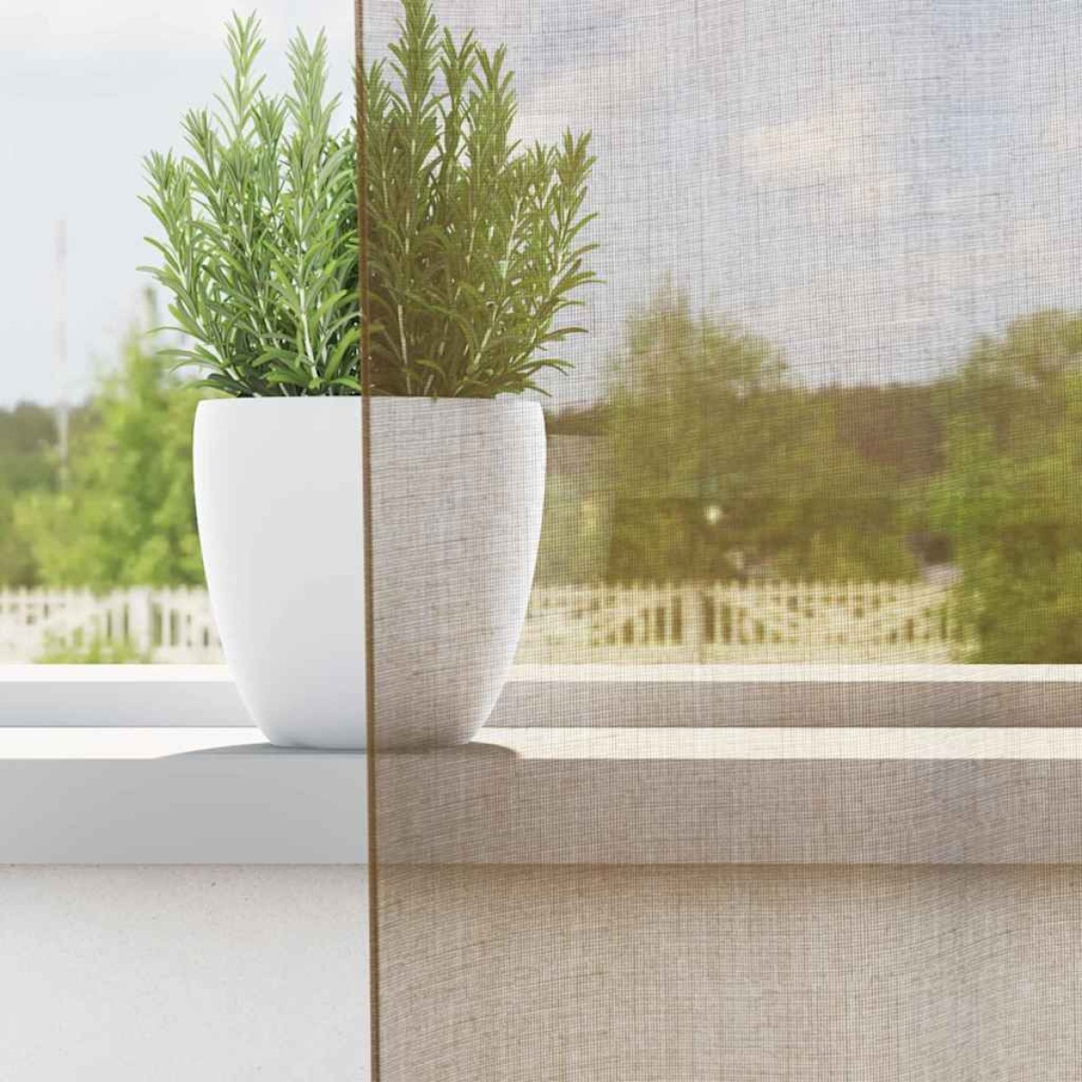 vidaXL Κουρτίνες Voile με Θηλιές 2 τεμ. Ανοιχτό Καφέ 140x245 εκ.