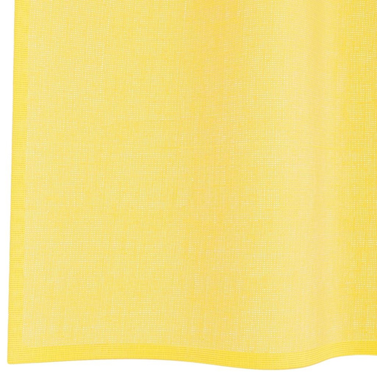 vidaXL Κουρτίνες Voile με Θηλιές 2 τεμ. Κίτρινες 140x175 εκ.