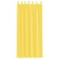 vidaXL Κουρτίνες Voile με Θηλιές 2 τεμ. Κίτρινες 140x225 εκ.
