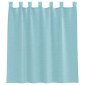 vidaXL Κουρτίνες Voile με Θηλιές 2 τεμ. Τυρκουάζ 140x140 εκ.