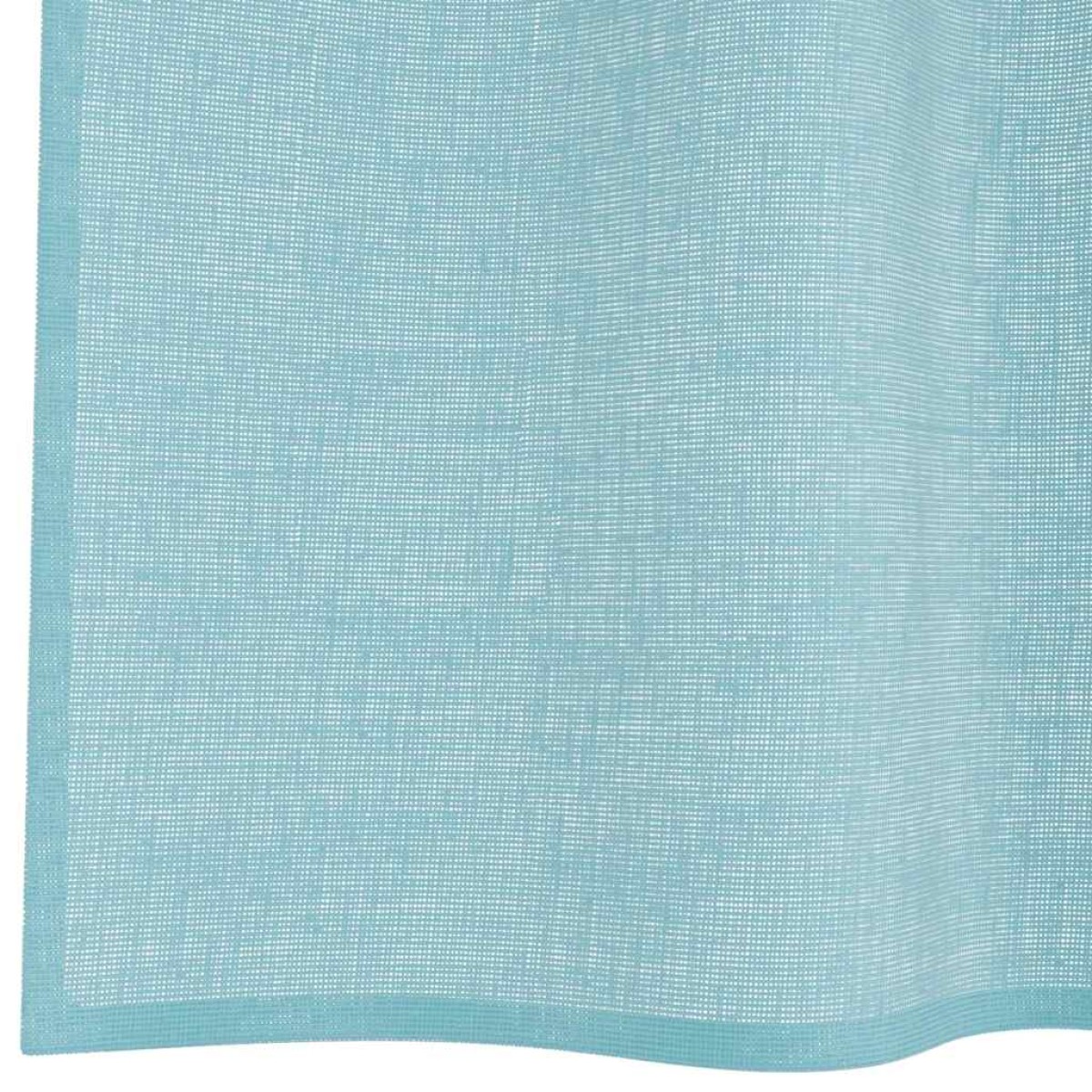 vidaXL Κουρτίνες Voile με Θηλιές 2 τεμ. Τυρκουάζ 140x225 εκ.