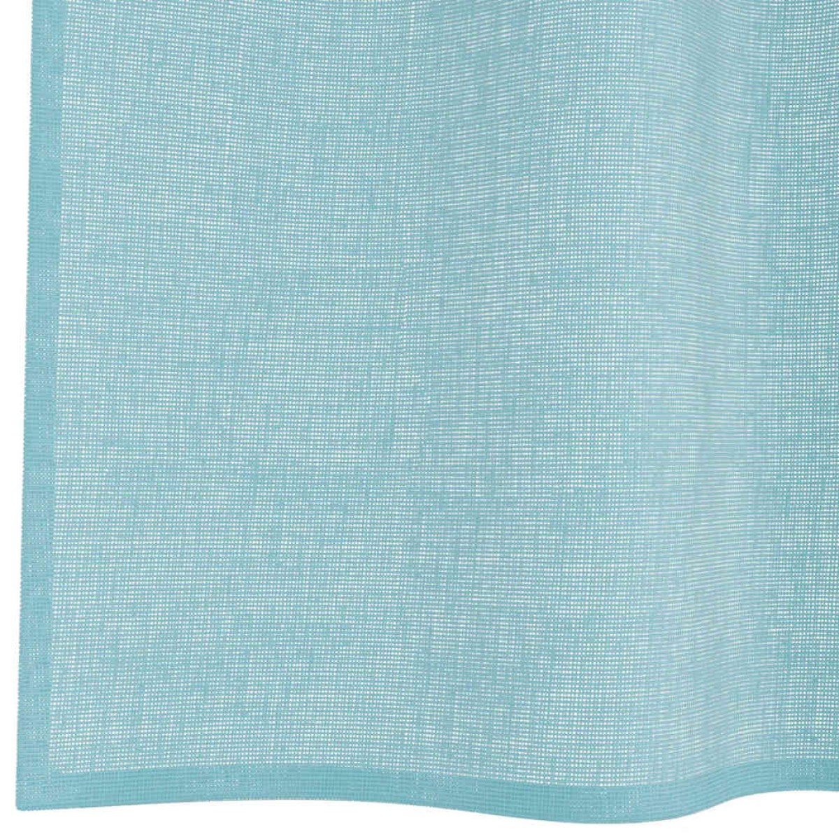 vidaXL Κουρτίνες Voile με Θηλιές 2 τεμ. Τυρκουάζ 140x245 εκ.