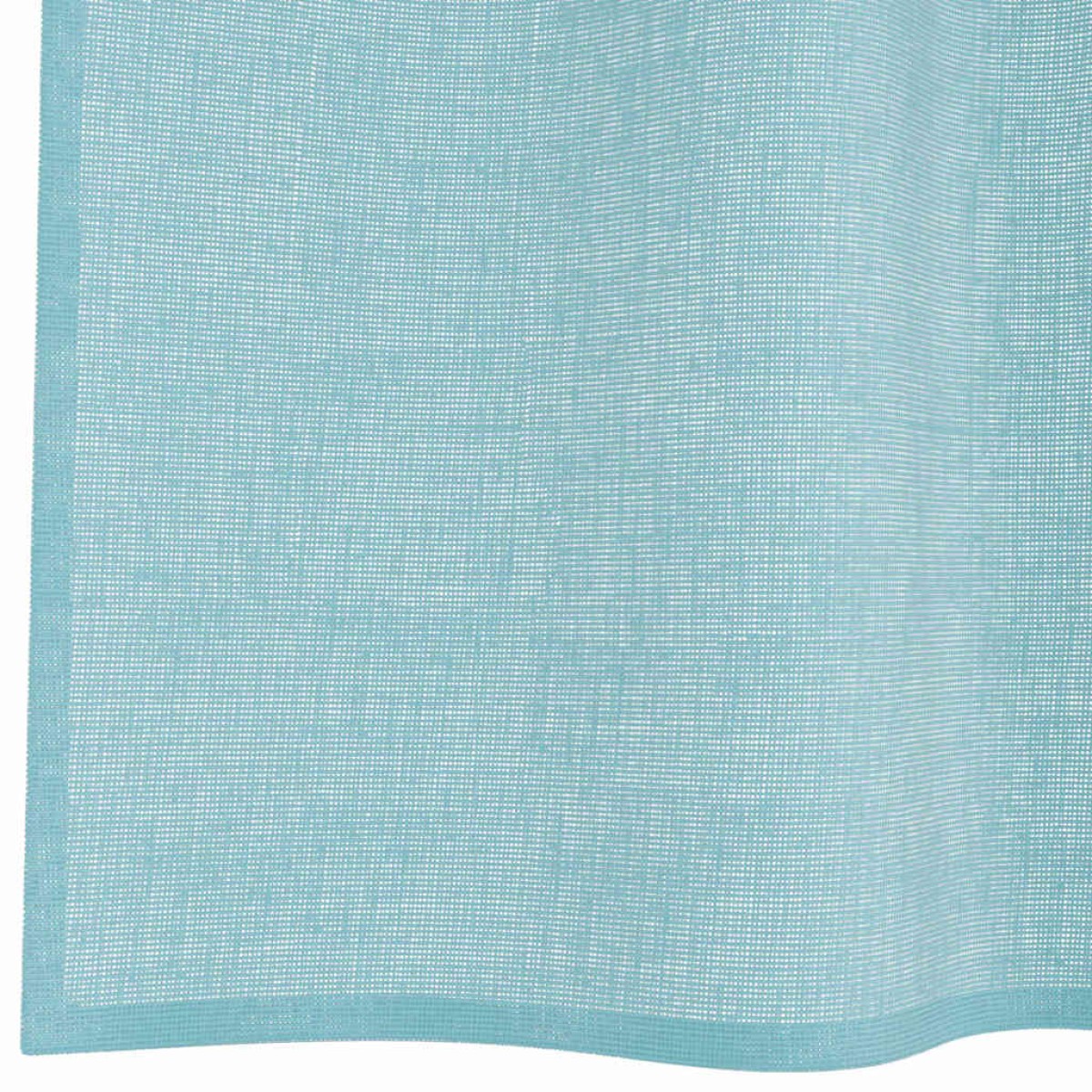 vidaXL Κουρτίνες Voile με Θηλιές 2 τεμ. Τυρκουάζ 140x260 εκ.