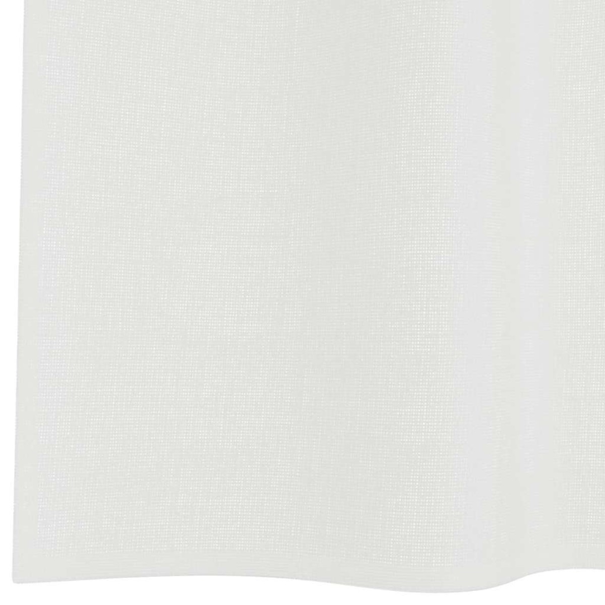 vidaXL Κουρτίνες Voile με βρόχους 2 τεμάχια Λευκό 140x140 cm