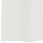 vidaXL Κουρτίνες Voile με βρόχους 2 τεμάχια Λευκό 140x140 cm