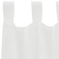 vidaXL Κουρτίνες Voile με βρόχους 2 τεμάχια Λευκό 140x175 cm