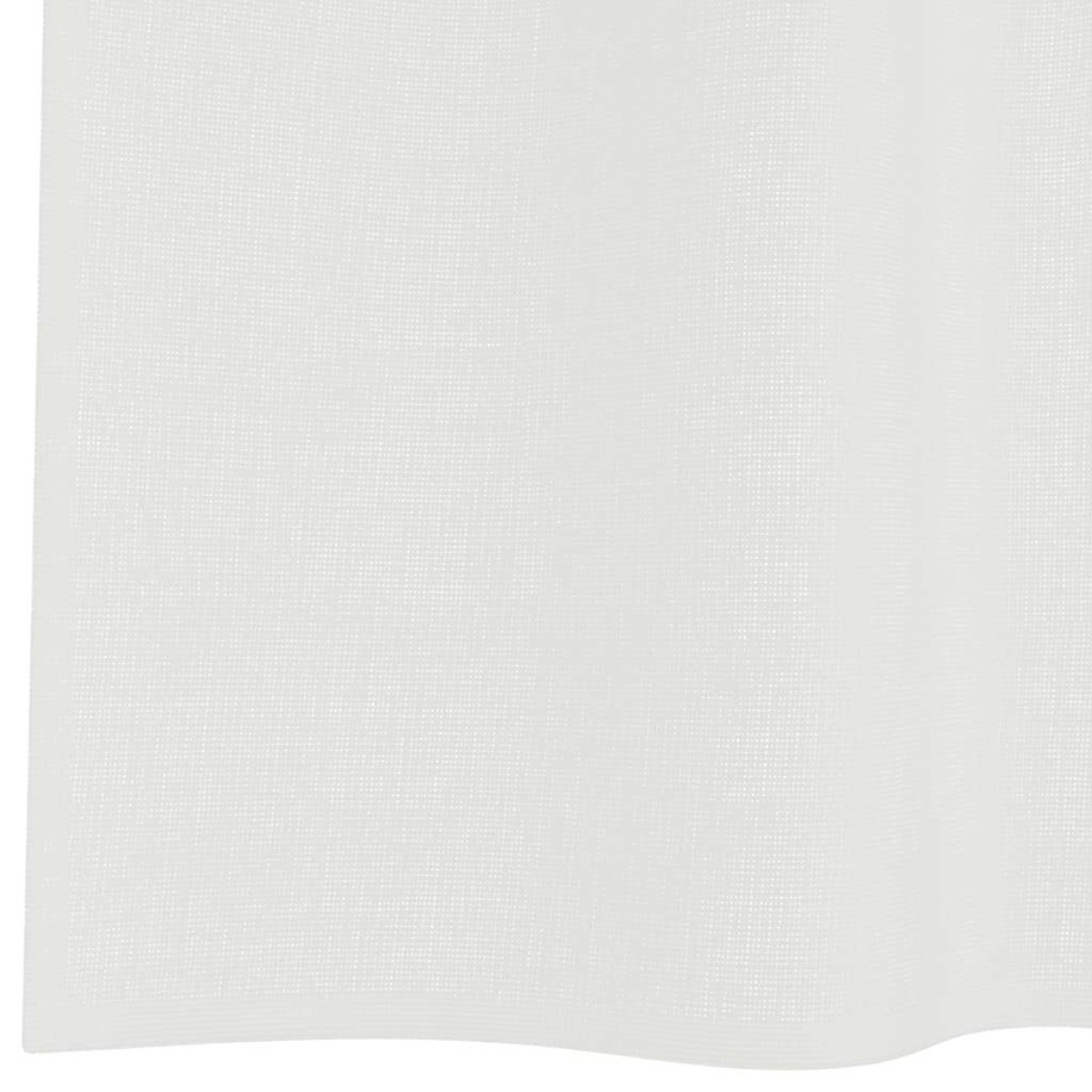 vidaXL Κουρτίνες Voile με βρόχους 2 τεμάχια Λευκό 140x175 cm