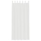 vidaXL Κουρτίνες Voile με βρόχους 2 τεμάχια Λευκό 140x225 cm