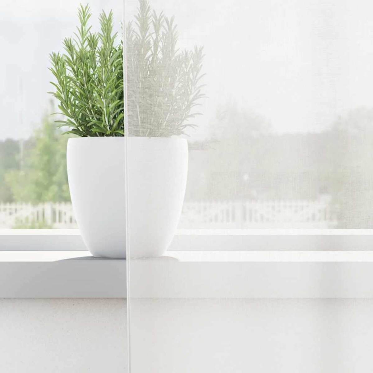 vidaXL Κουρτίνες Voile με βρόχους 2 τεμάχια Λευκό 140x245 cm